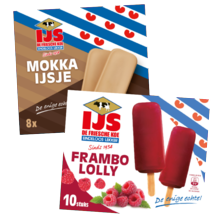 De Friesche Koe frambololly of mokka ijsje